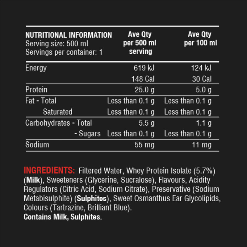 NUTRITIONAL INFORMATION
